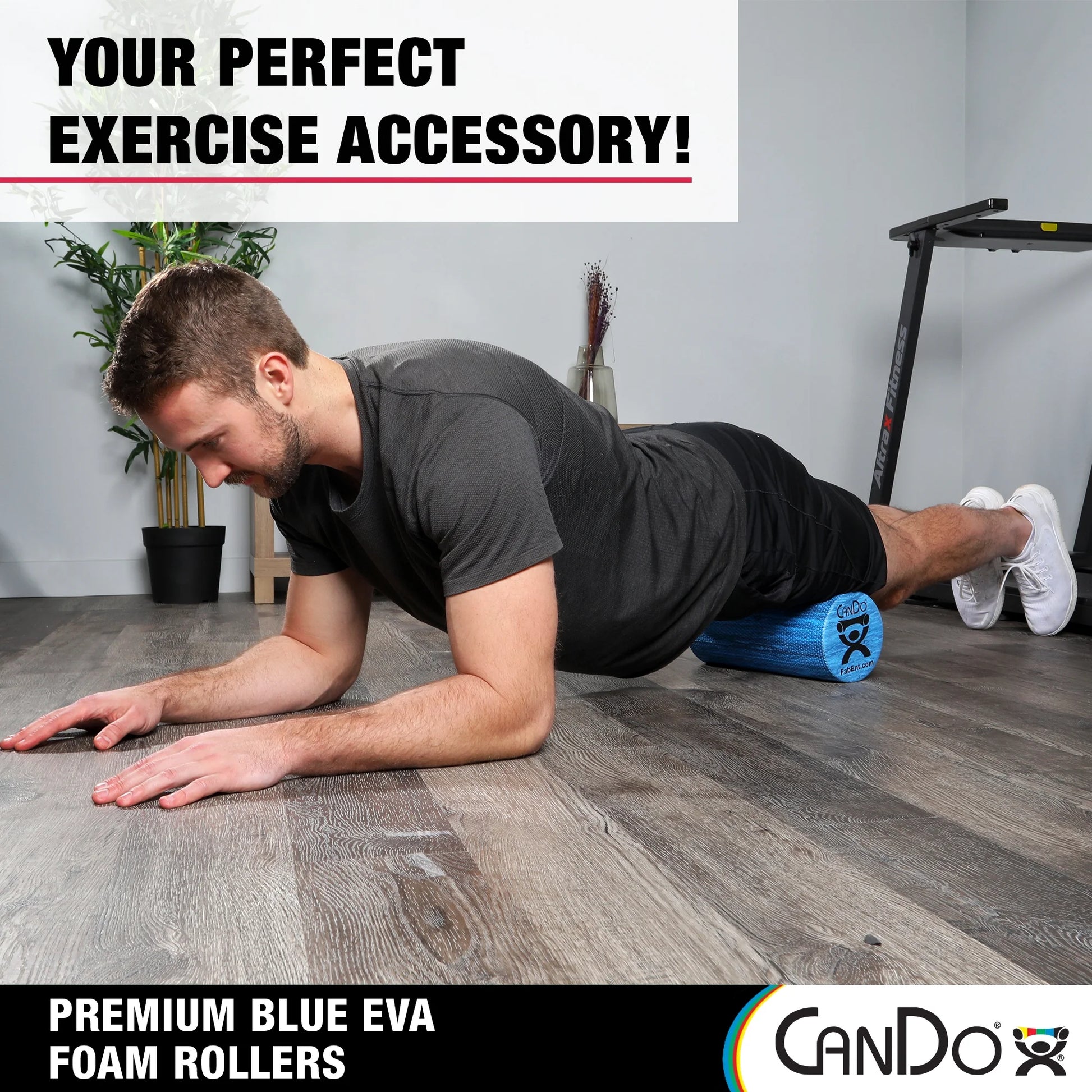 Cando Heavy Duty EVA Half Foam Roller
