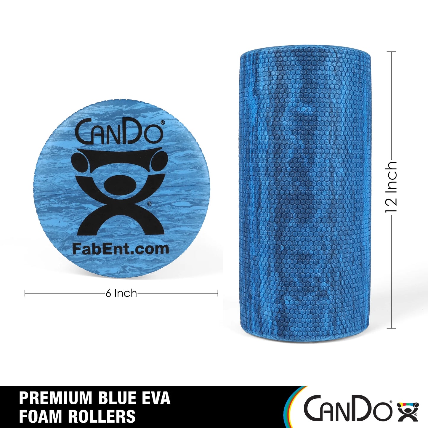Cando Heavy Duty EVA Half Foam Roller