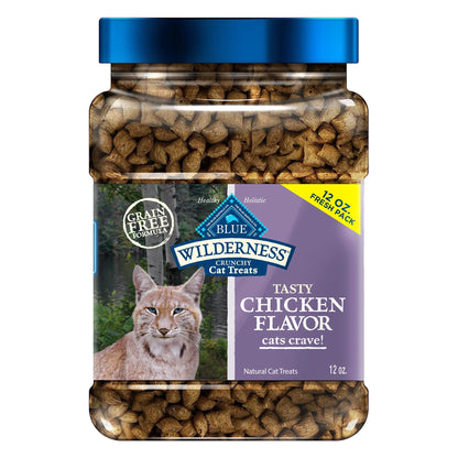 Wilderness Crunchy Cat Treats Chicken 12Oz